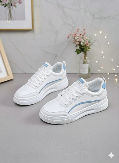 Baskets Blanches Pour Femmes "NN2" - Image 4